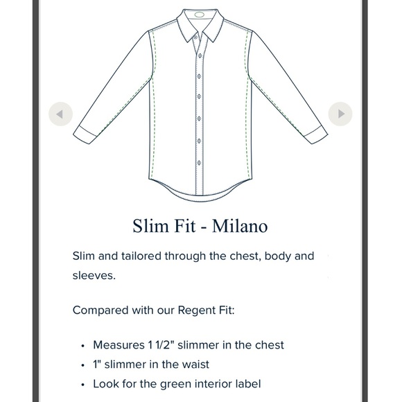 BROOKS BROTHERS Milano Fit Button Down - Picture 6 of 6